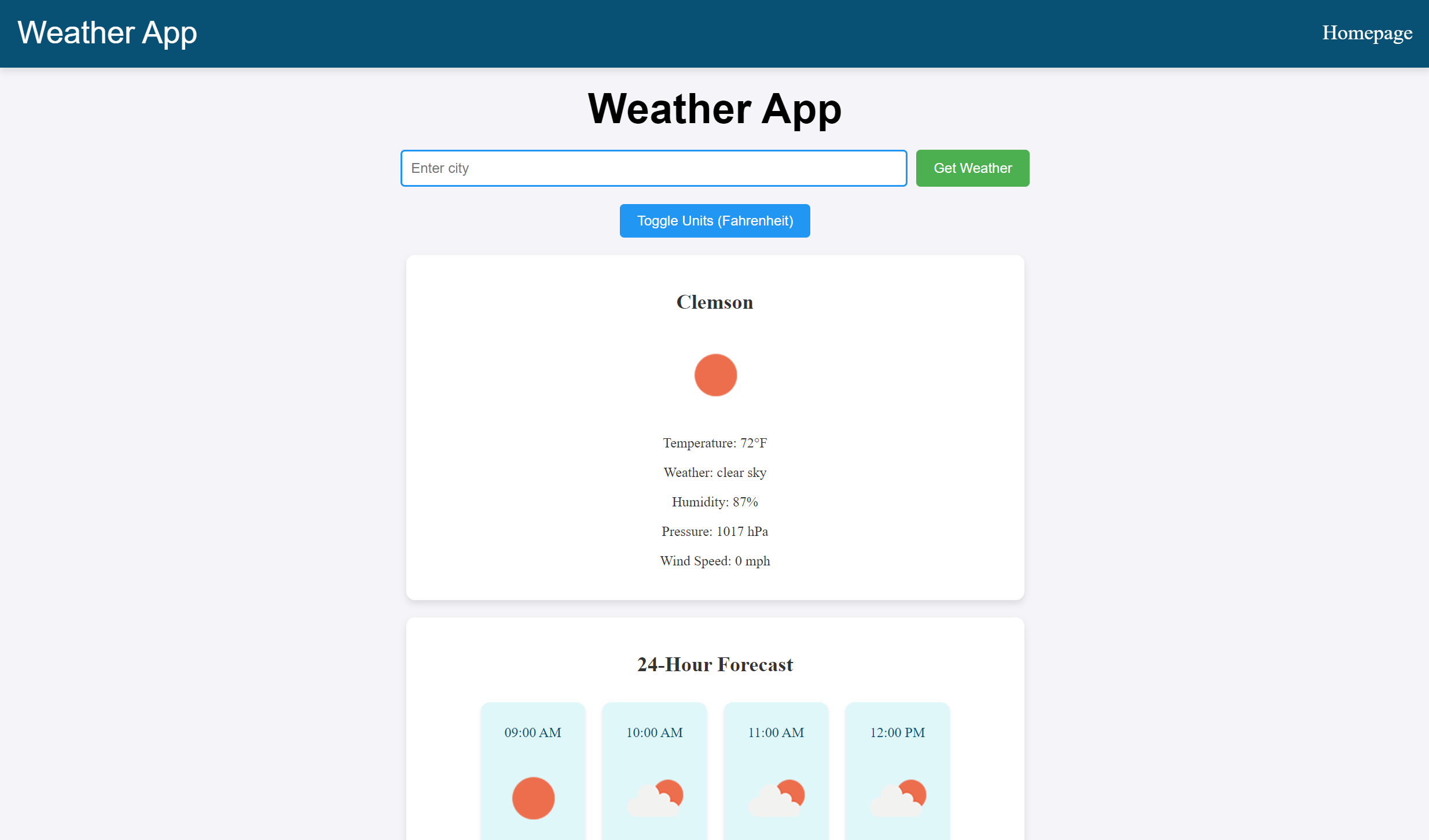 Weather App Thumbnail